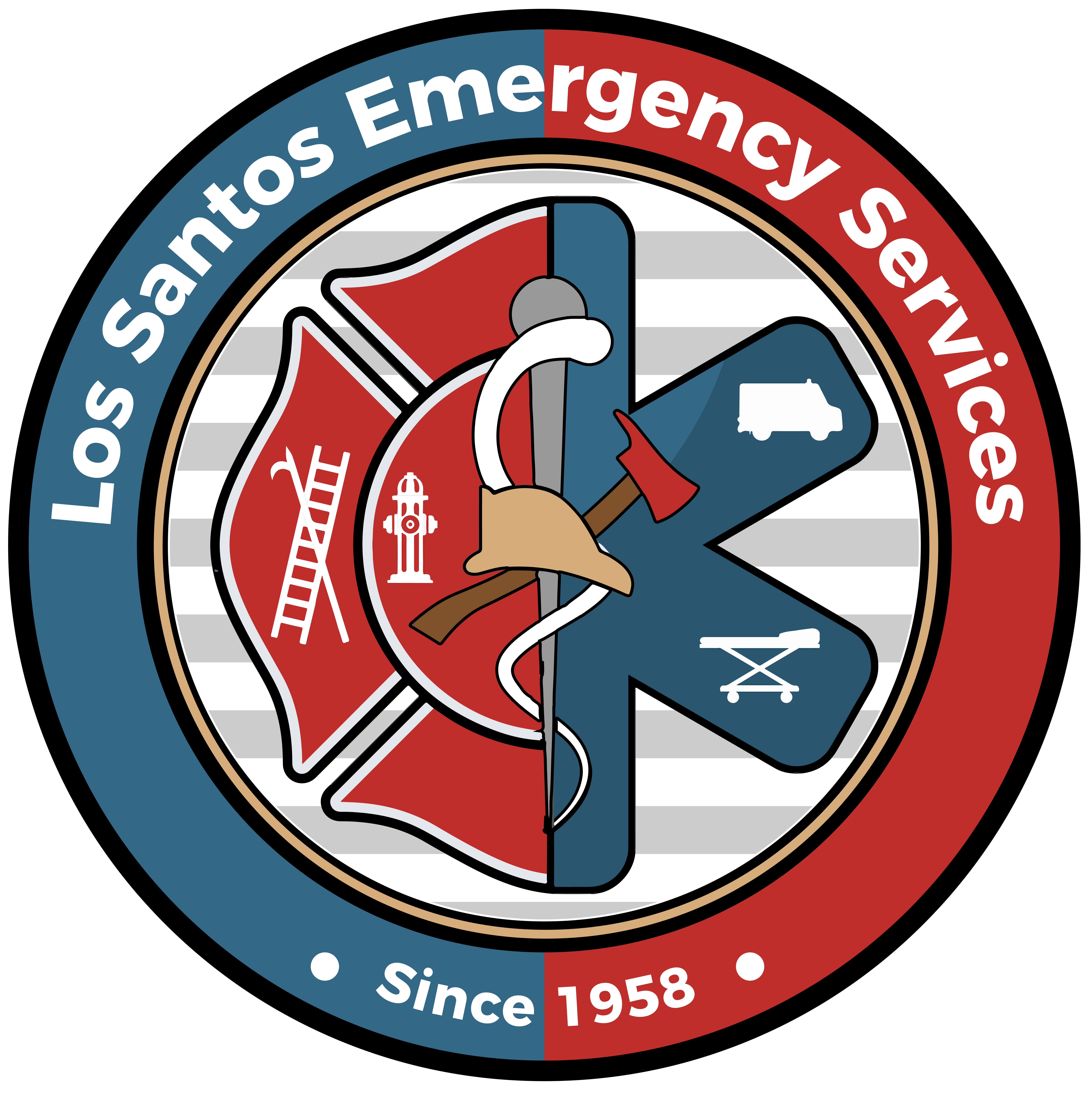 Logo de los Servicios de Emergencia de Los Santos (LSES)